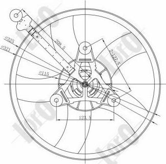 ABAKUS 053-014-0014 - Ventilator, hladjenje motora www.molydon.hr