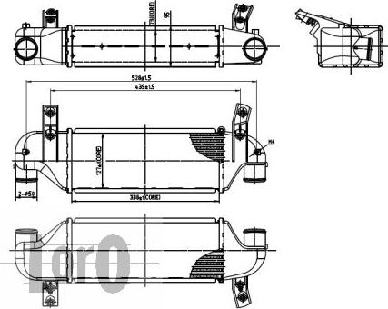 ABAKUS 017-018-0004 - Intercooler, hladnjak www.molydon.hr