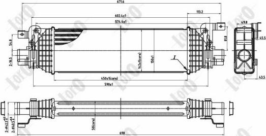 ABAKUS 017-018-0012 - Intercooler, hladnjak www.molydon.hr