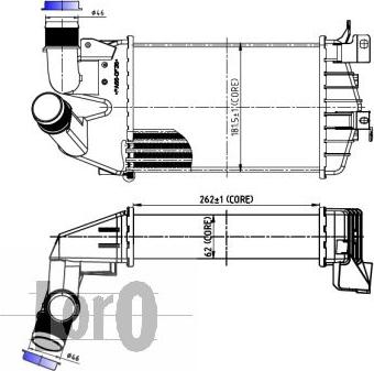 ABAKUS 037-018-0003 - Intercooler, hladnjak www.molydon.hr