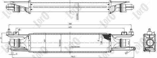 ABAKUS 037-018-0019 - Intercooler, hladnjak www.molydon.hr