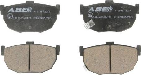 ABE C21026ABE - Komplet Pločica, disk-kočnica www.molydon.hr