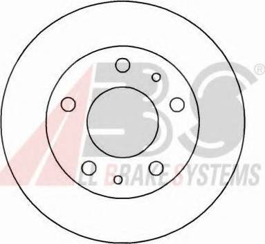 A.B.S. 16292 OE - Kočioni disk www.molydon.hr