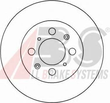 A.B.S. 16059 OE - Kočioni disk www.molydon.hr