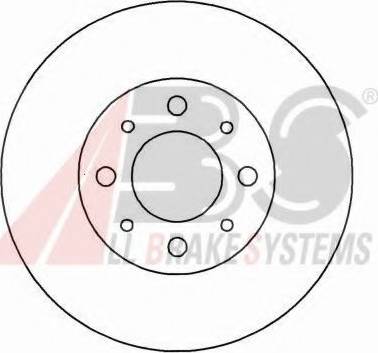 A.B.S. 16222 OE - Kočioni disk www.molydon.hr