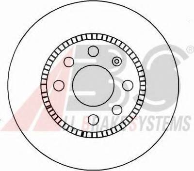 A.B.S. 16093 OE - Kočioni disk www.molydon.hr