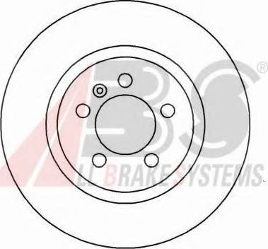 A.B.S. 16080 OE - Kočioni disk www.molydon.hr