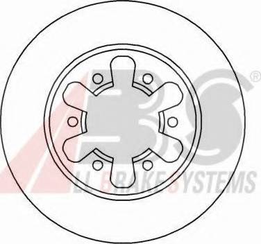 A.B.S. 16020 OE - Kočioni disk www.molydon.hr