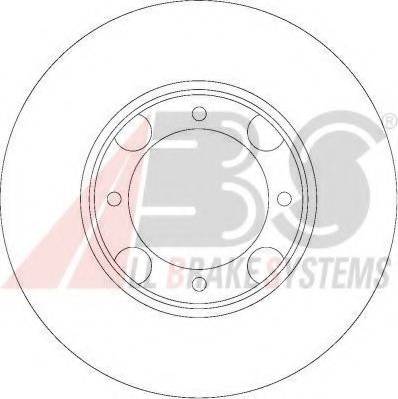 A.B.S. 16047 OE - Kočioni disk www.molydon.hr