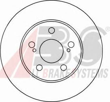 A.B.S. 16301 OE - Kočioni disk www.molydon.hr