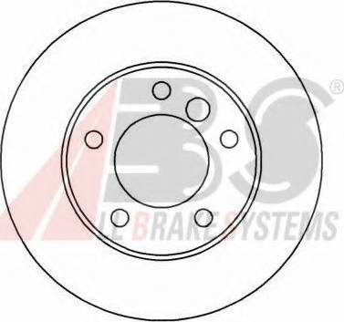 A.B.S. 16085 OE - Kočioni disk www.molydon.hr