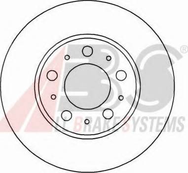 A.B.S. 16094 OE - Kočioni disk www.molydon.hr