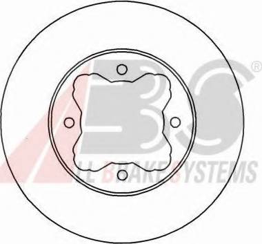 A.B.S. 16038 OE - Kočioni disk www.molydon.hr