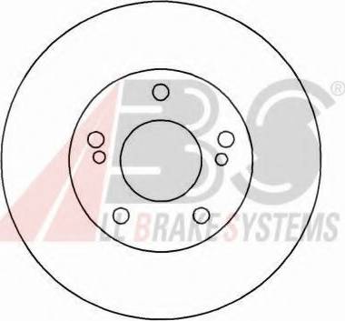 A.B.S. 16040 OE - Kočioni disk www.molydon.hr