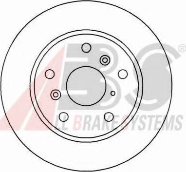 A.B.S. 15950 OE - Kočioni disk www.molydon.hr