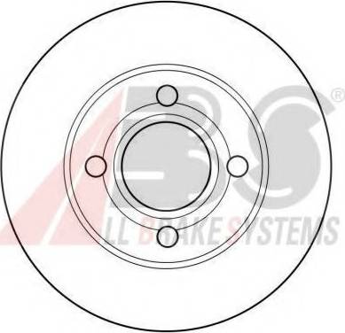 A.B.S. 16096 OE - Kočioni disk www.molydon.hr