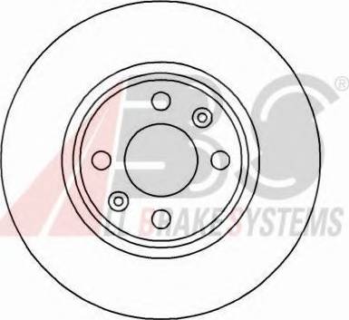 A.B.S. 16186 OE - Kočioni disk www.molydon.hr