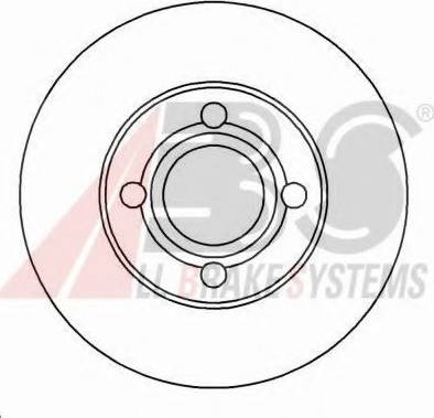 A.B.S. 16101 OE - Kočioni disk www.molydon.hr