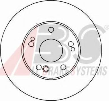 A.B.S. 16110 OE - Kočioni disk www.molydon.hr