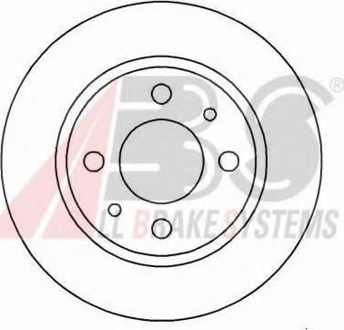 A.B.S. 16596 OE - Kočioni disk www.molydon.hr