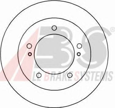 A.B.S. 16294 OE - Kočioni disk www.molydon.hr