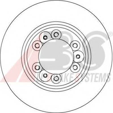 A.B.S. 16485 OE - Kočioni disk www.molydon.hr