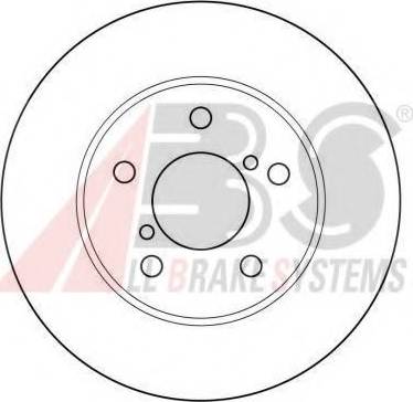 A.B.S. 16631 OE - Kočioni disk www.molydon.hr