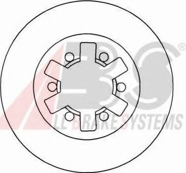 A.B.S. 16054 OE - Kočioni disk www.molydon.hr