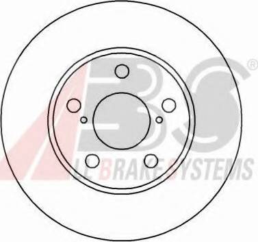 A.B.S. 16245 OE - Kočioni disk www.molydon.hr