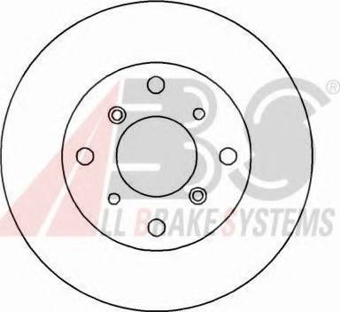 A.B.S. 16171 OE - Kočioni disk www.molydon.hr