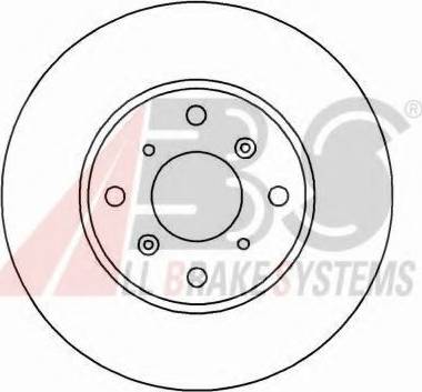 A.B.S. 16172 OE - Kočioni disk www.molydon.hr