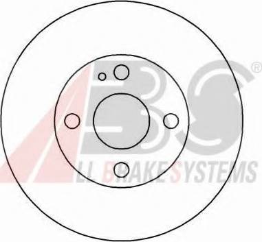 A.B.S. 16087 OE - Kočioni disk www.molydon.hr