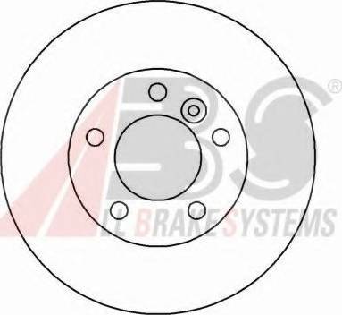 A.B.S. 16154 OE - Kočioni disk www.molydon.hr