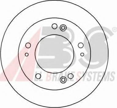 A.B.S. 16604 OE - Kočioni disk www.molydon.hr