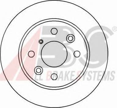 A.B.S. 16592 OE - Kočioni disk www.molydon.hr