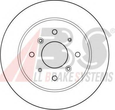 A.B.S. 15599 OE - Kočioni disk www.molydon.hr