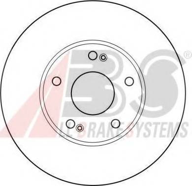 A.B.S. 16218 OE - Kočioni disk www.molydon.hr