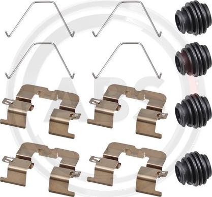 A.B.S. 0114Q - Komplet pribora, Pločica disk kočnice www.molydon.hr