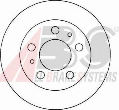 A.B.S. 15915 OE - Kočioni disk www.molydon.hr