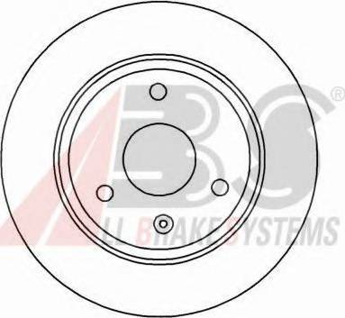 A.B.S. 15839 OE - Kočioni disk www.molydon.hr