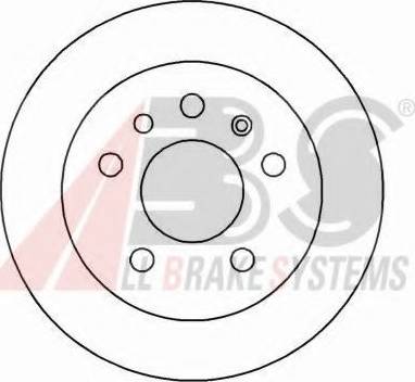 A.B.S. 15818 OE - Kočioni disk www.molydon.hr