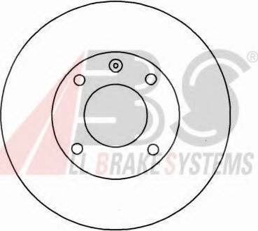 A.B.S. 15706 OE - Kočioni disk www.molydon.hr