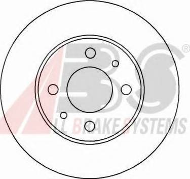 A.B.S. 16127 OE - Kočioni disk www.molydon.hr