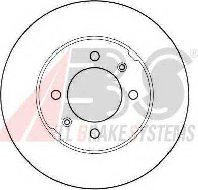 A.B.S. 15605 OE - Kočioni disk www.molydon.hr