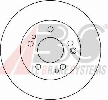 A.B.S. 15790 OE - Kočioni disk www.molydon.hr