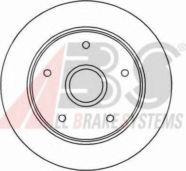 A.B.S. 16296 OE - Kočioni disk www.molydon.hr