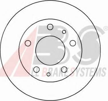 A.B.S. 16290 OE - Kočioni disk www.molydon.hr