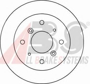 A.B.S. 15628 OE - Kočioni disk www.molydon.hr