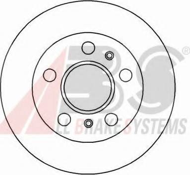 A.B.S. 16215 OE - Kočioni disk www.molydon.hr