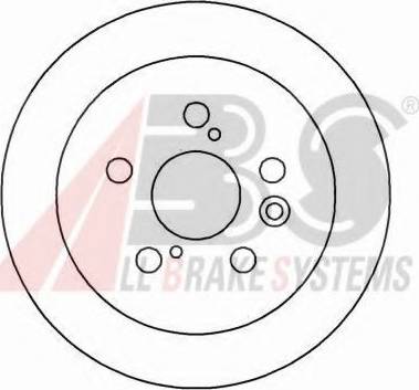 A.B.S. 15990 OE - Kočioni disk www.molydon.hr